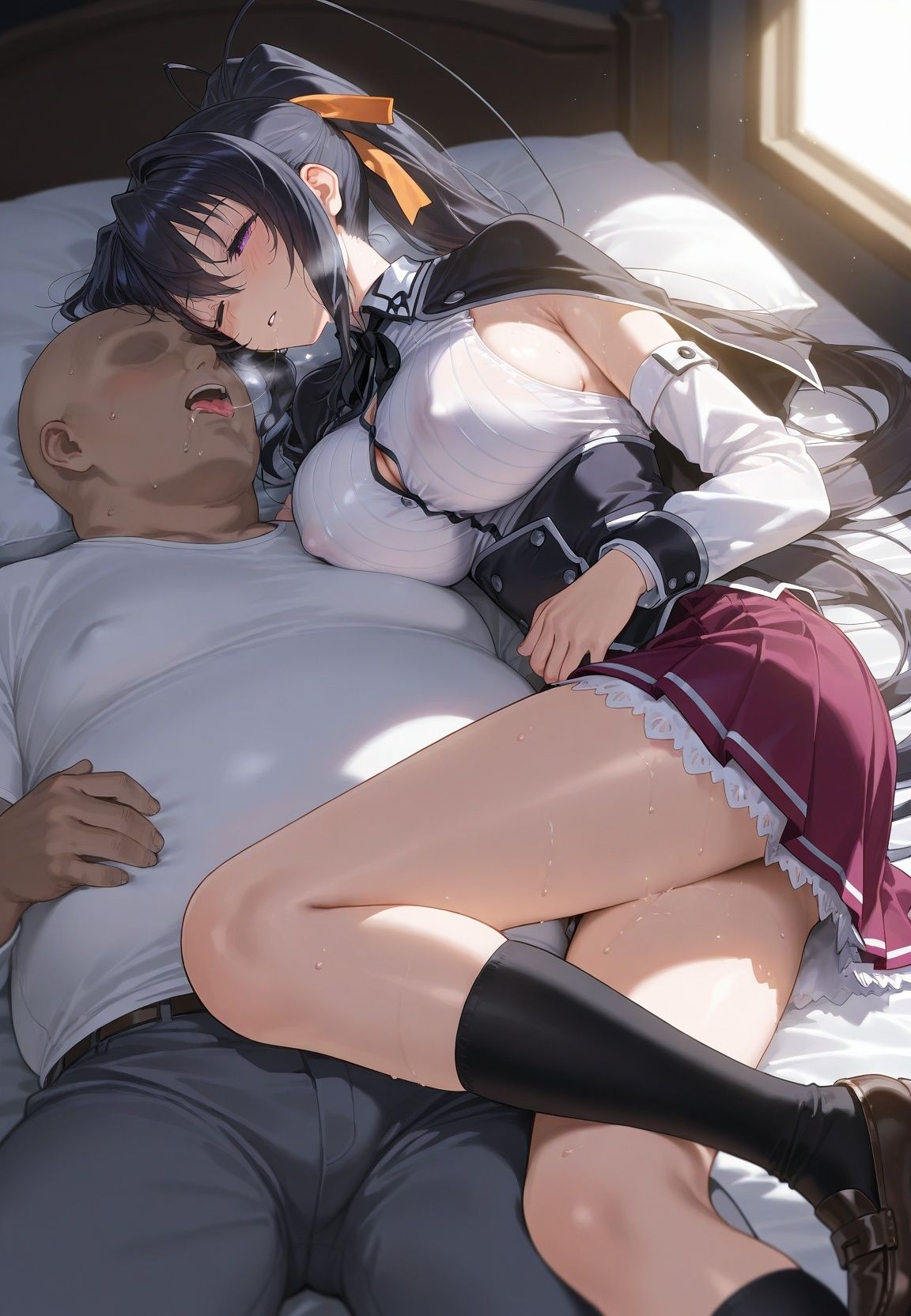種付けおじさんに監禁された清楚系少女が媚薬レ●プで「毎日種付けされて幸せ（はーと）」ってニコニコ報告 ハ〇スクールD×D - サンプル画像 7