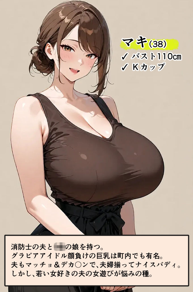 新婚の地味巨乳妻が町内会の温泉旅行で開かれた巨乳奥さん限定乳相撲大会に参加した話 - サンプル画像 2