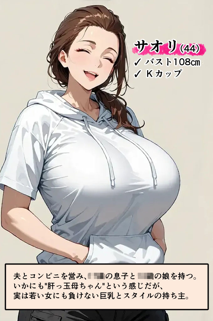 新婚の地味巨乳妻が町内会の温泉旅行で開かれた巨乳奥さん限定乳相撲大会に参加した話 - サンプル画像 3