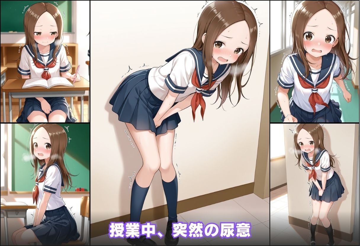 尿意の限界 おもらし上手の高木さん - サンプル画像 3
