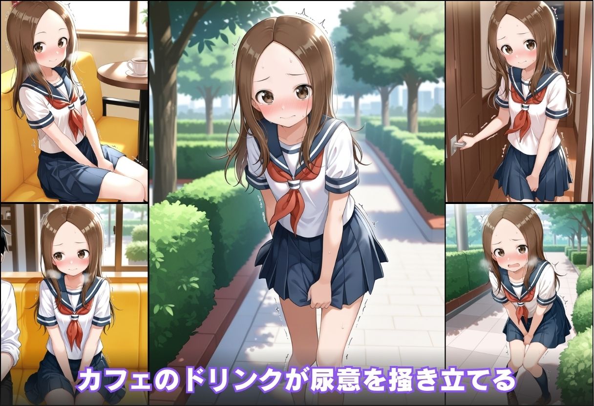尿意の限界 おもらし上手の高木さん - サンプル画像 5