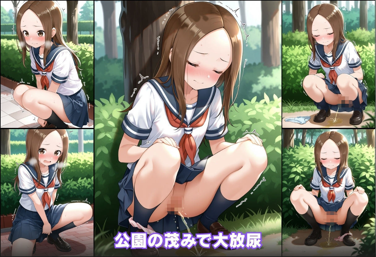 尿意の限界 おもらし上手の高木さん - サンプル画像 6