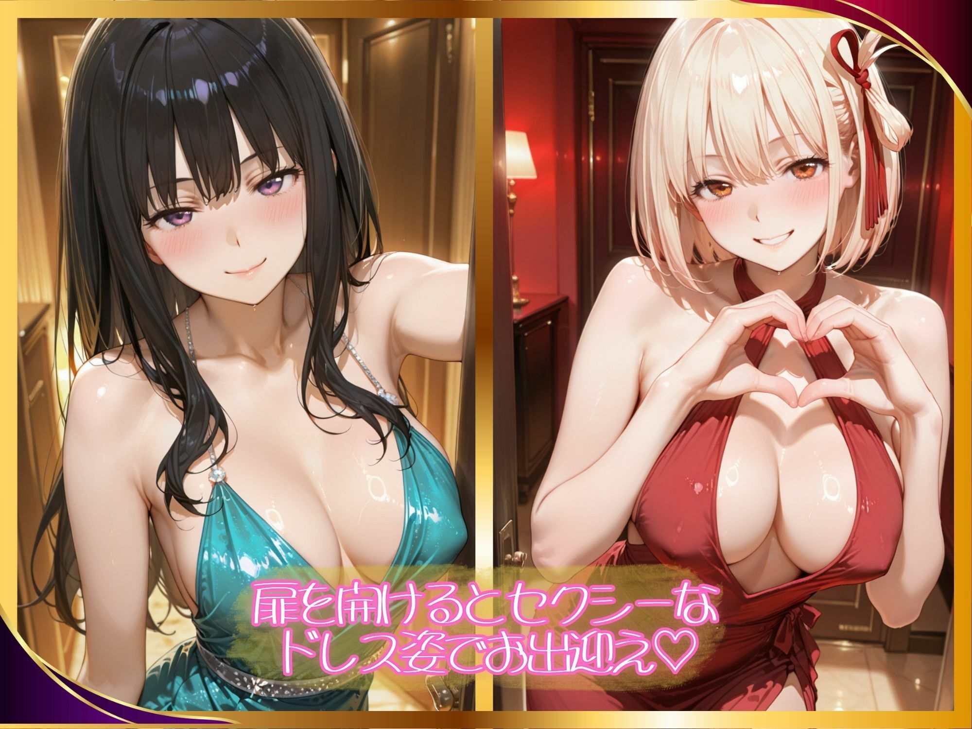 【高級風俗嬢】濃厚ご奉仕 〜リ●リス・リ●イル た●な＆ち●と〜 - サンプル画像 1