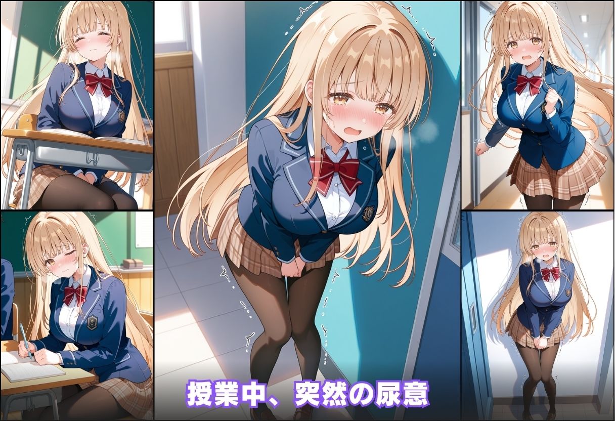 尿意の限界 おもらしの天使様 椎名真昼 - サンプル画像 3