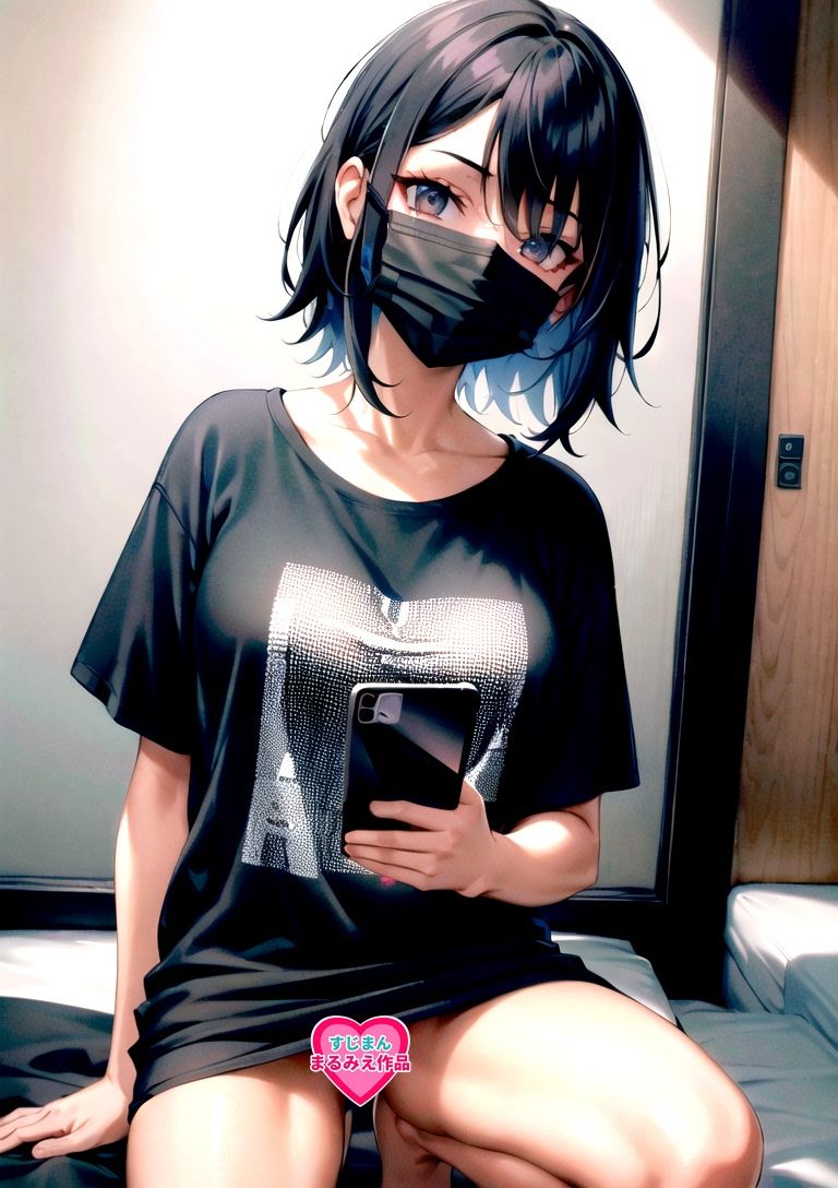 ワケあり？マスク女子 - サンプル画像 3