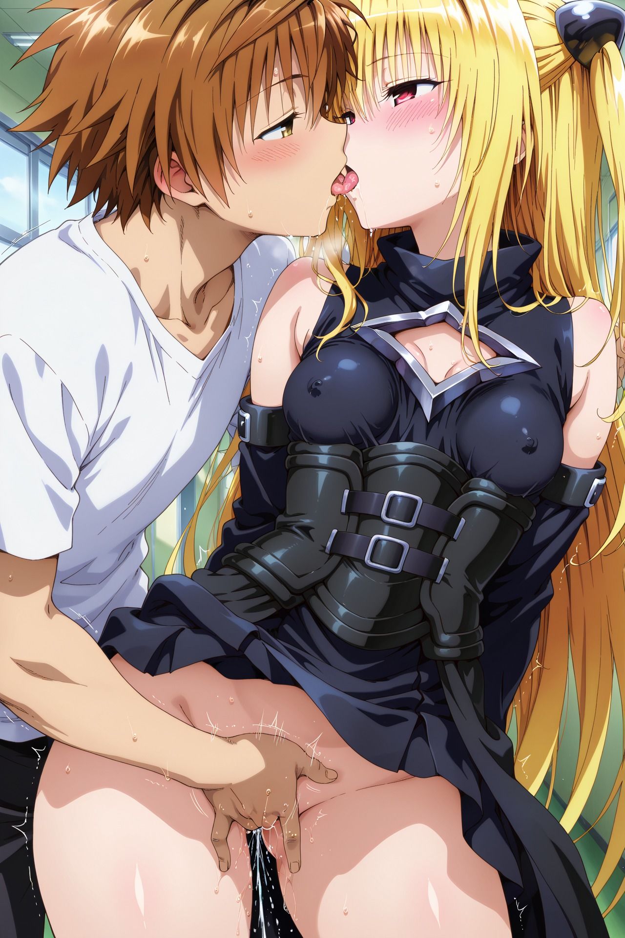 美柑、ヤミ、モモ＆ナナとえっち。 - サンプル画像 4