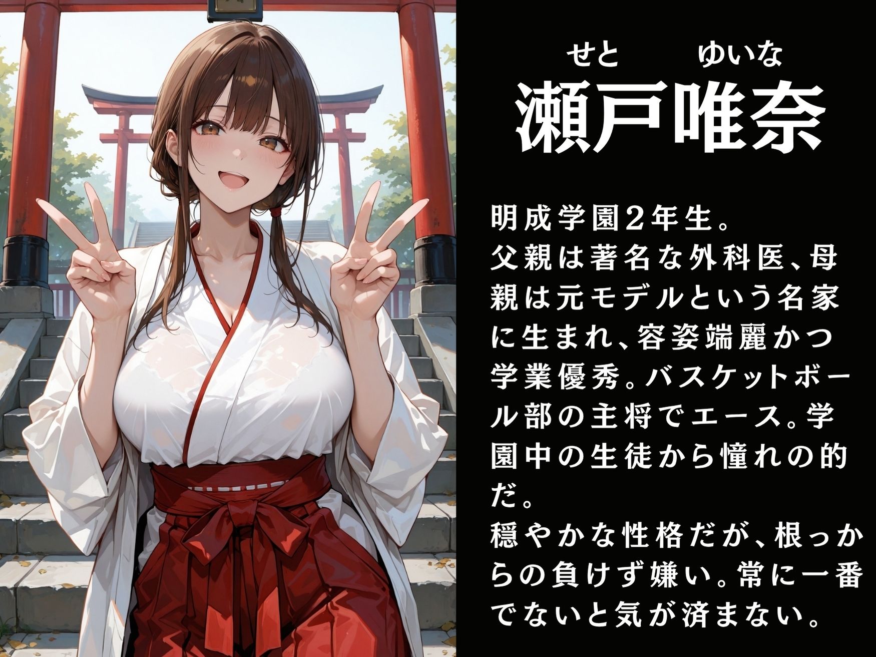 放課後の性指導〜禁断の記録〜巫女編 - サンプル画像 2
