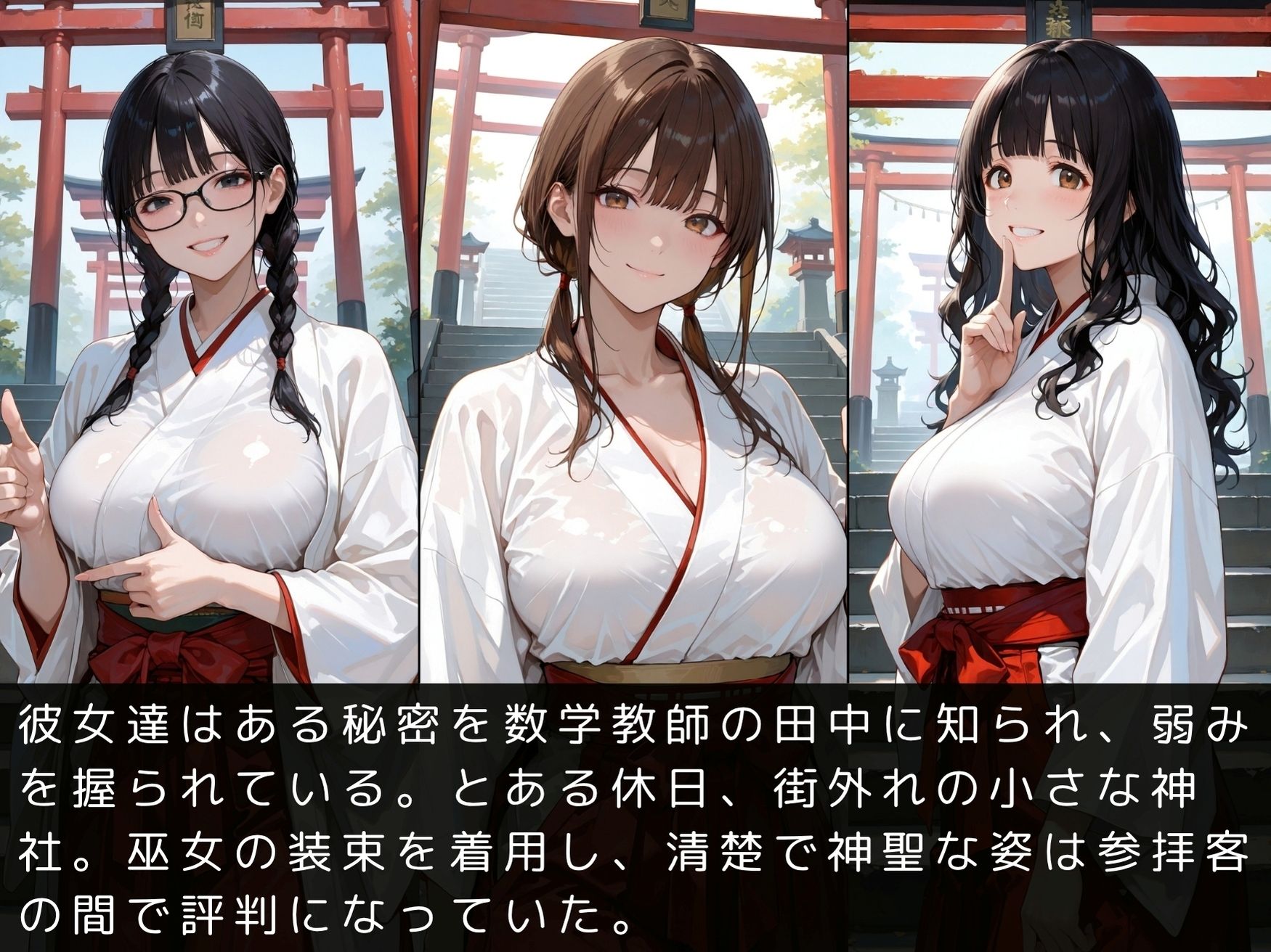 放課後の性指導〜禁断の記録〜巫女編 - サンプル画像 5