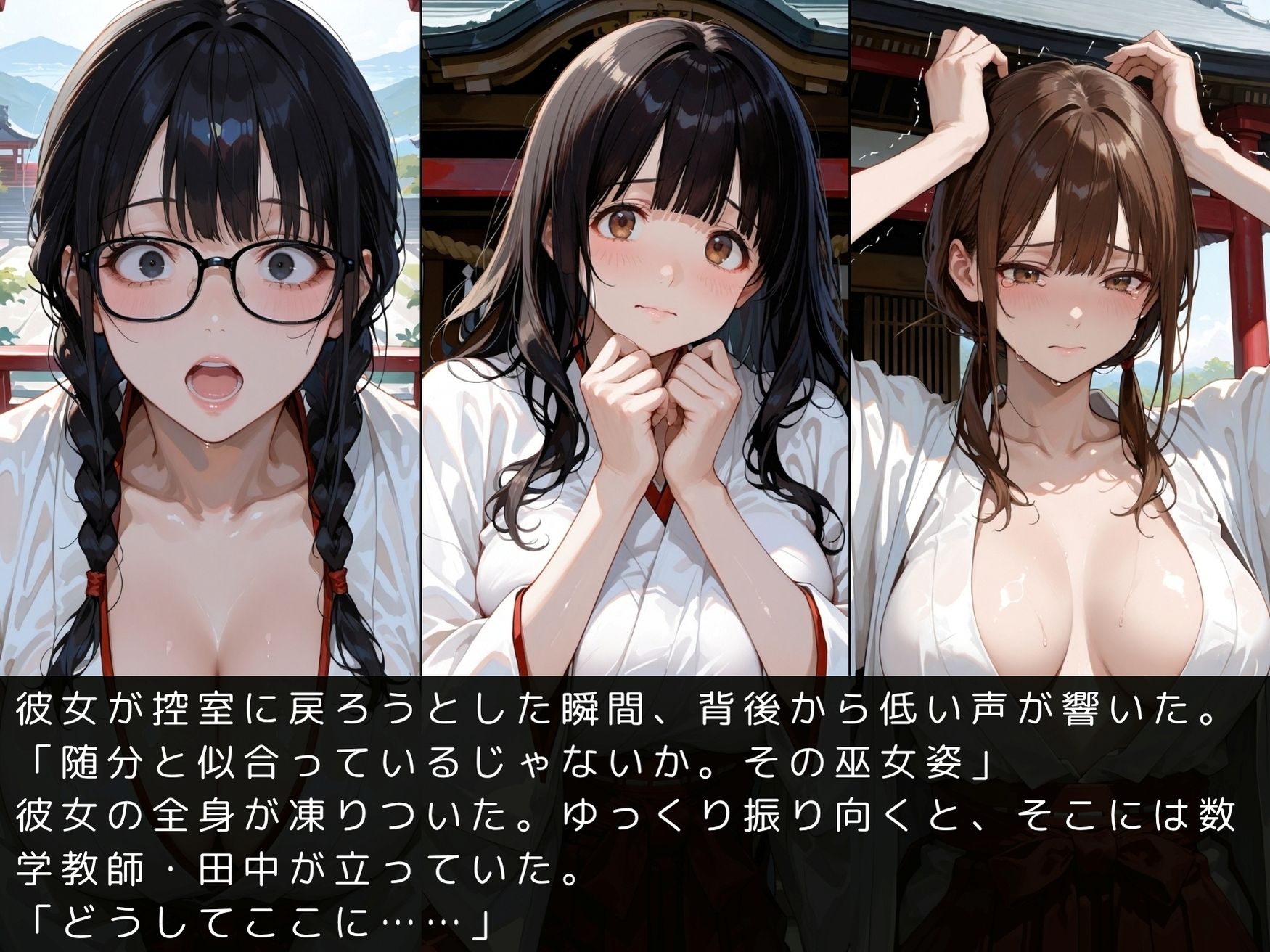 放課後の性指導〜禁断の記録〜巫女編 - サンプル画像 6