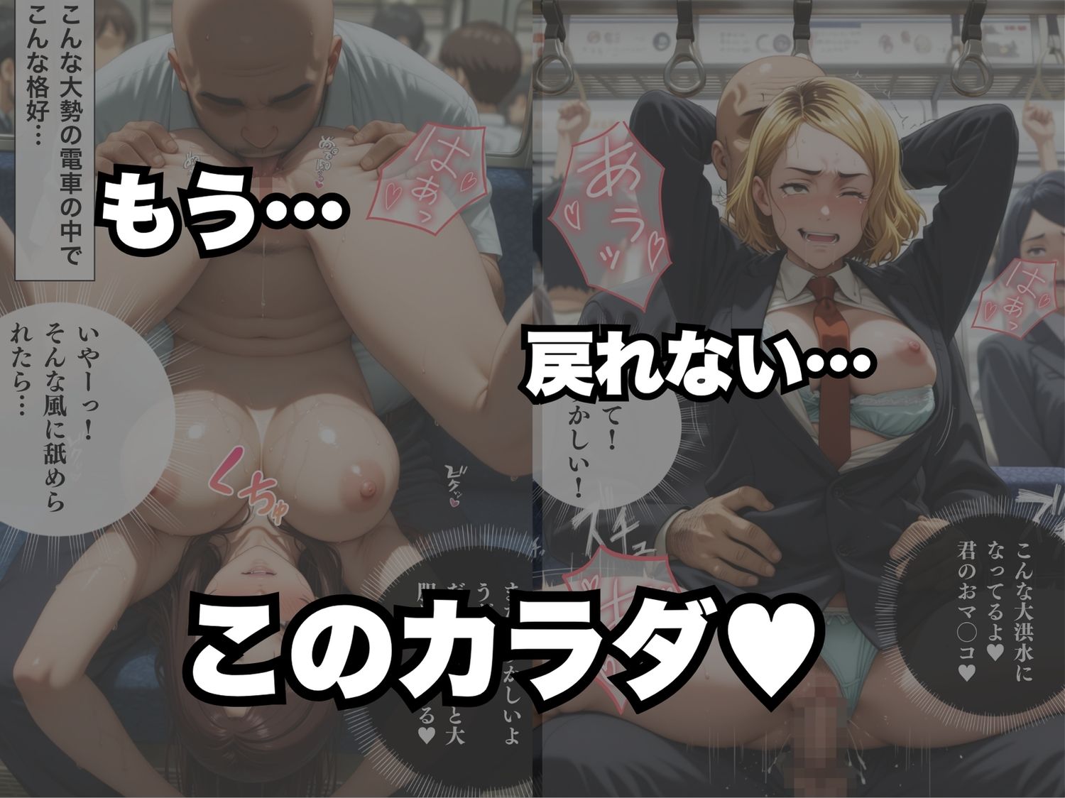 イヤッ！痴●電車から降りられない〜呪●廻戦編〜 - サンプル画像 5