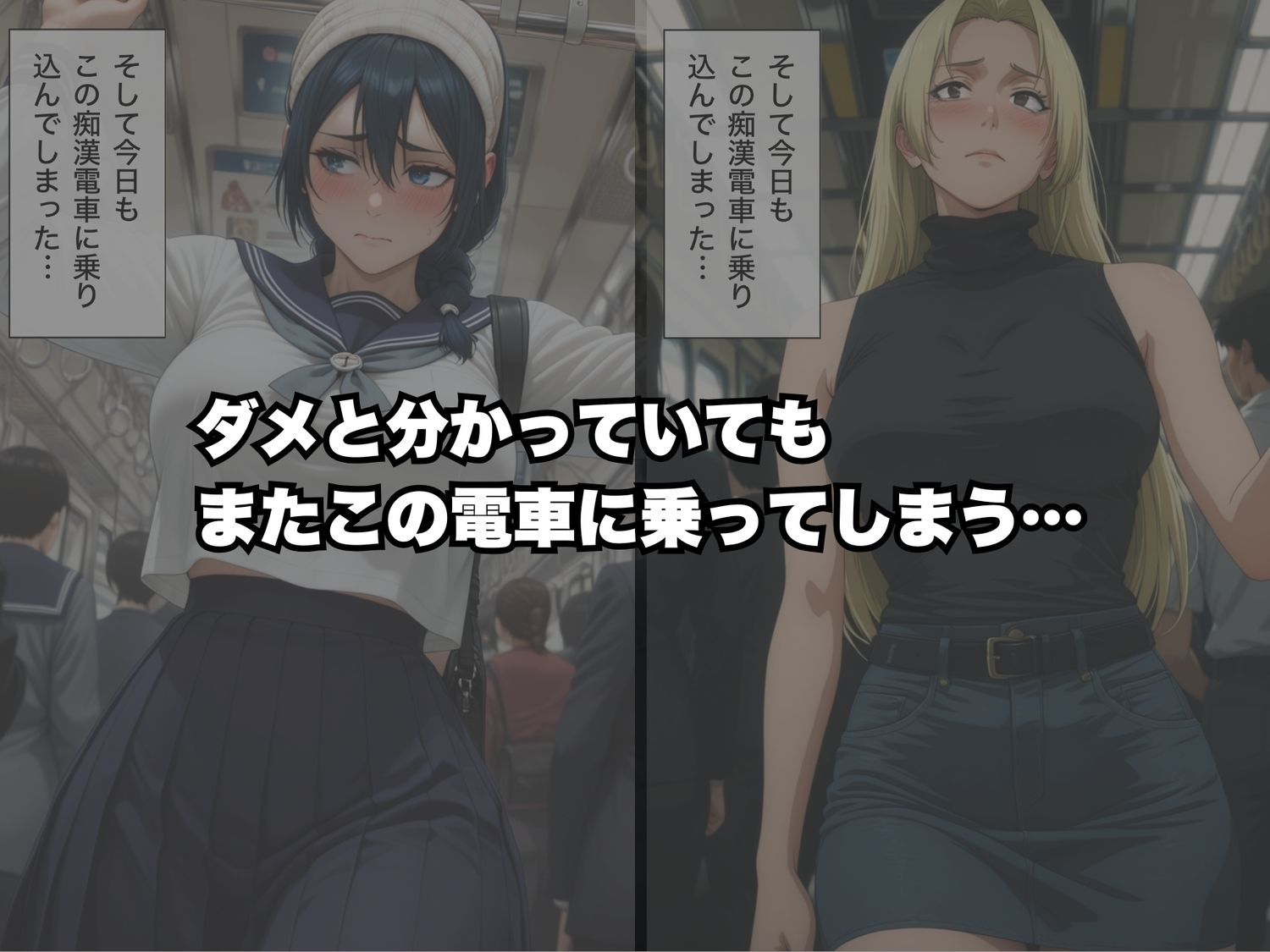 イヤッ！痴●電車から降りられない〜呪●廻戦編〜 - サンプル画像 6