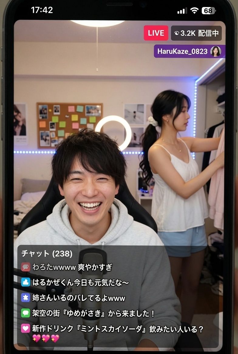 ライブ配信の女神たち - サンプル画像 1