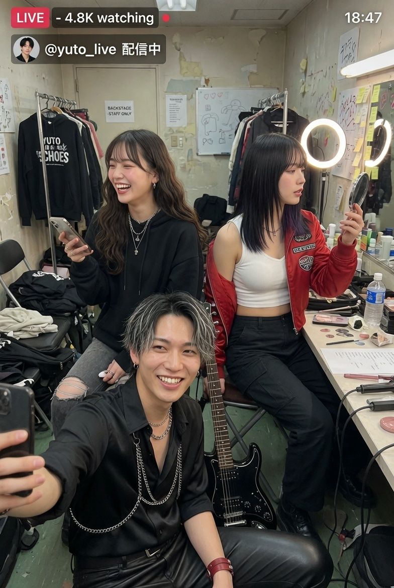 ライブ配信の女神たち - サンプル画像 5