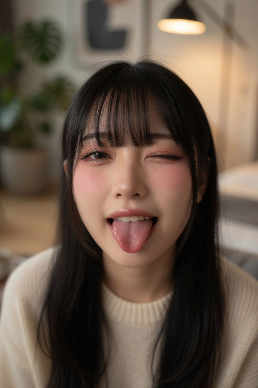 【舌フェチ特化】巨女の濃厚ベロキス〜小さなあなたを舐め尽くす〜 - サンプル画像 4
