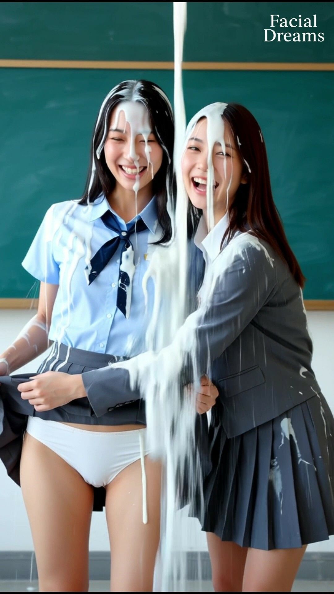 Fluid Dreams 親友同士のスカートめくり - サンプル画像 4
