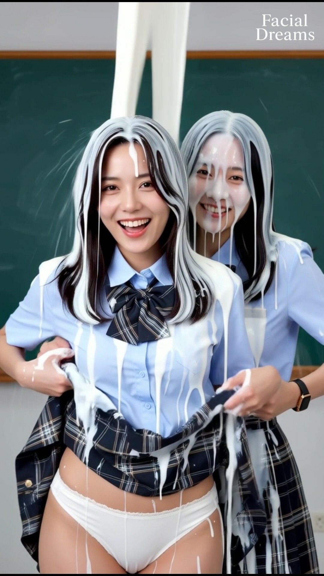 Fluid Dreams 親友同士のスカートめくり - サンプル画像 6