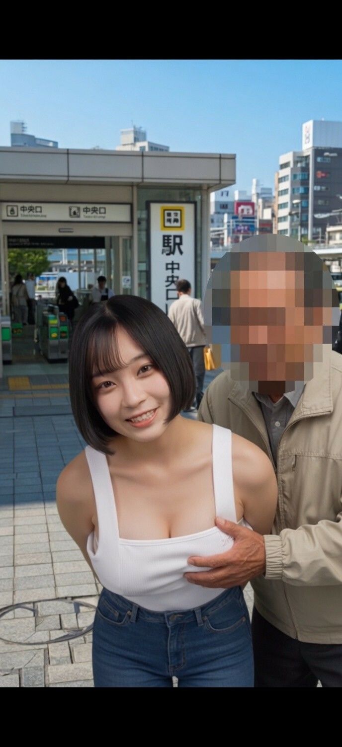 【AI生成作品part3.4】 ザーメンを観察し試飲する白人女子大生アンナちゃんとフリーおっぱい美女 - サンプル画像 4
