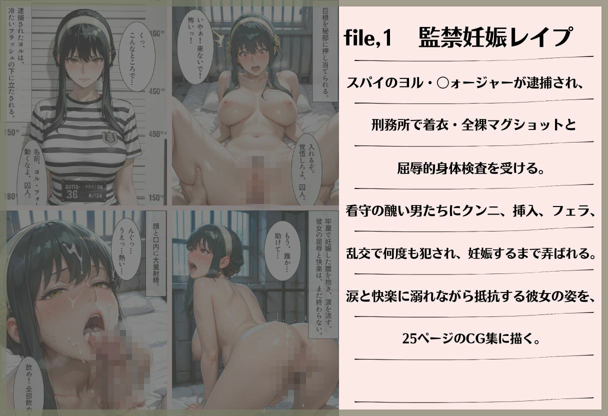 ヨル監禁妊娠レ●プ 〜牢獄マグショット〜 - サンプル画像 1