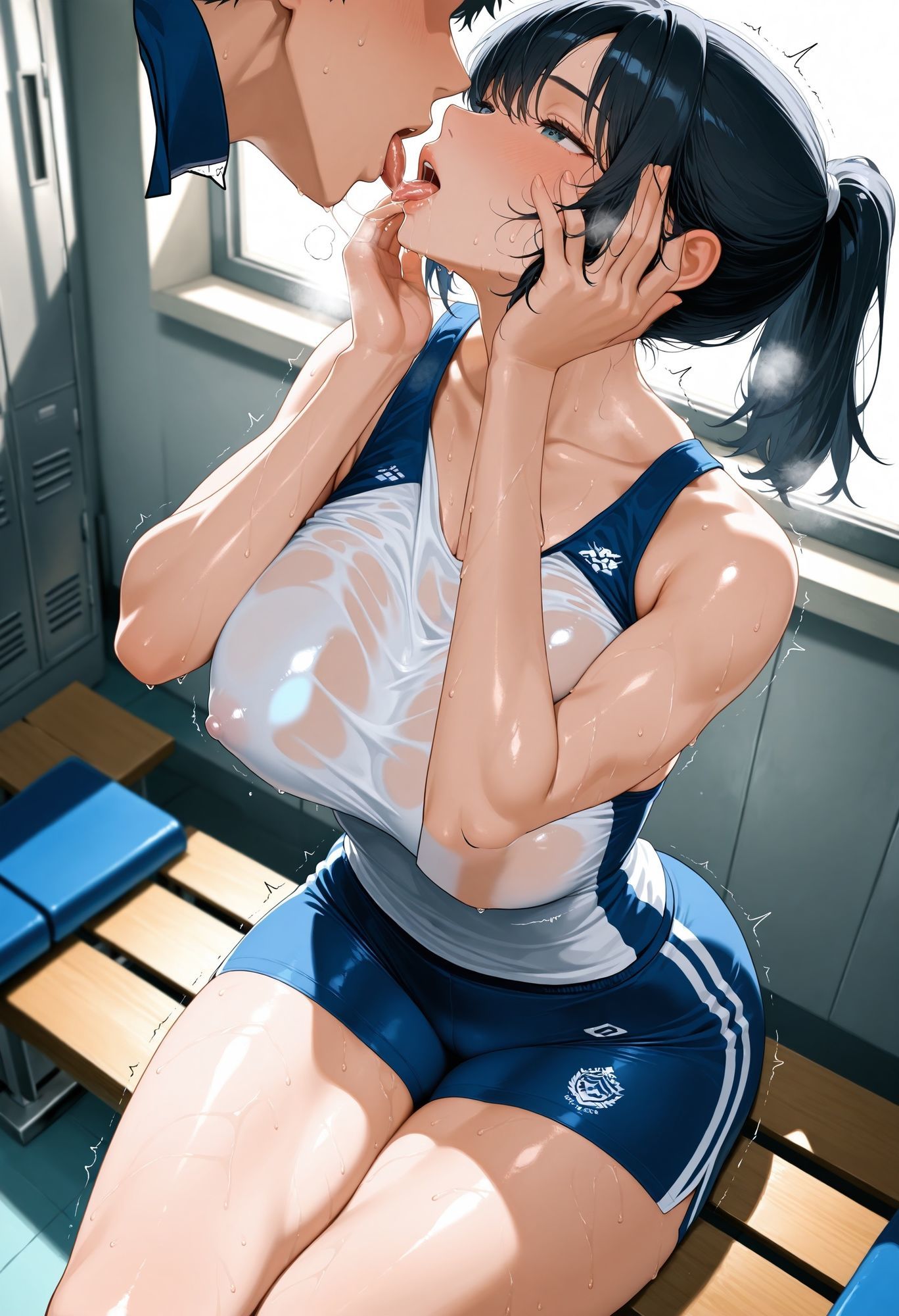 【女子校生】陸上部の部室でやりまくり - サンプル画像 2