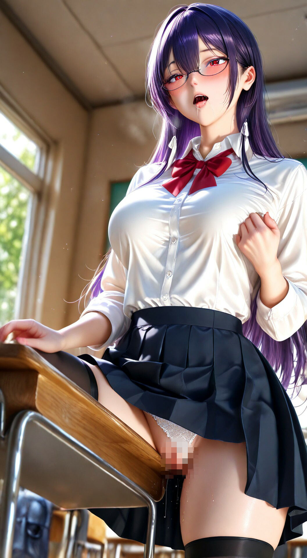 【ひだまり同好会】幼馴染は生徒会長【フルボイス！スマホで見やすい縦型セッ〇スアニメ】 - サンプル画像 2