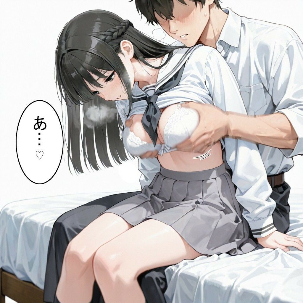 【制服】「約束のご褒美ください（はーと）」おねだりな後輩とのあまあまえっち - サンプル画像 2