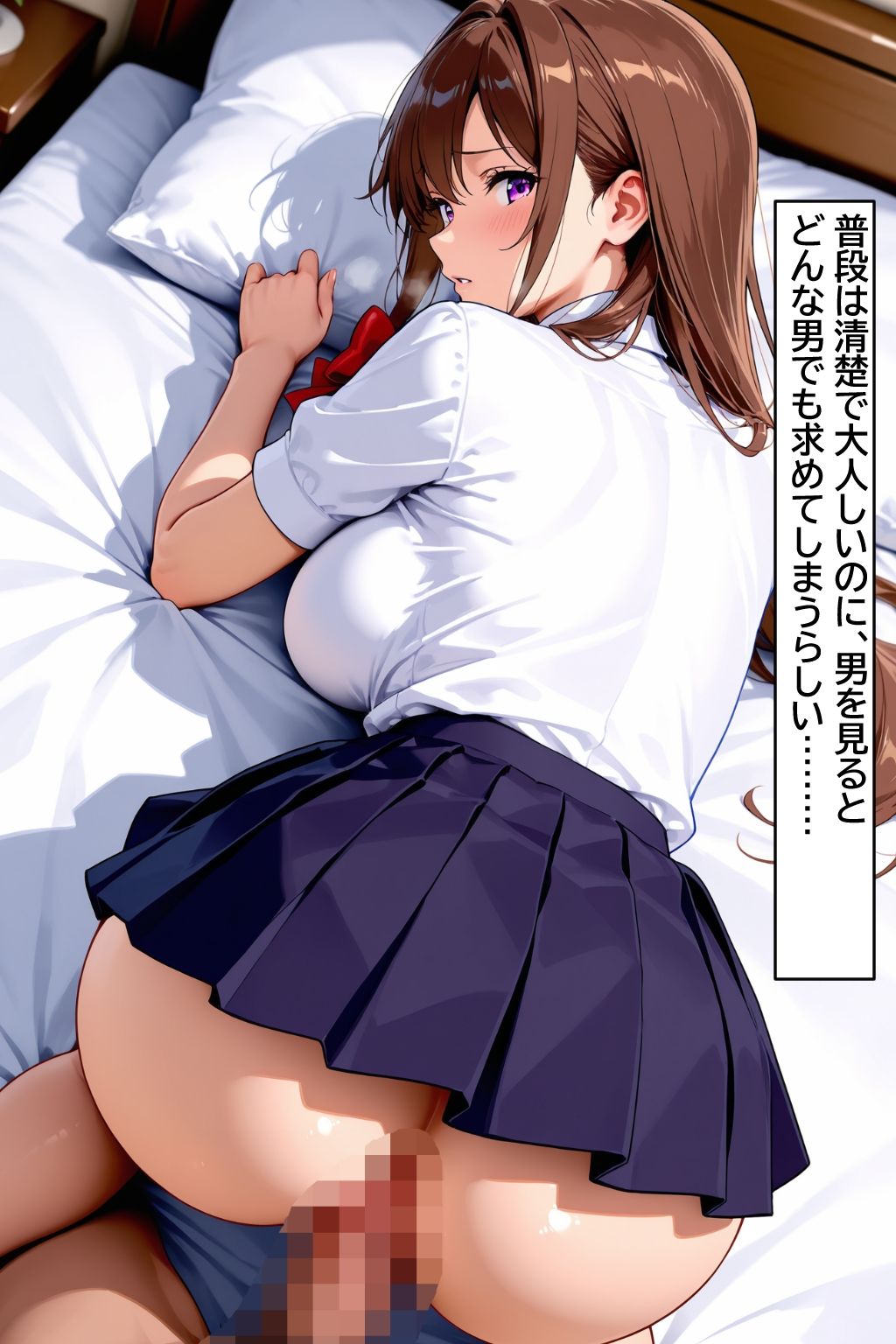 女子校生淫乱性交  清楚な幼馴染と中出し即ハメ - サンプル画像 3