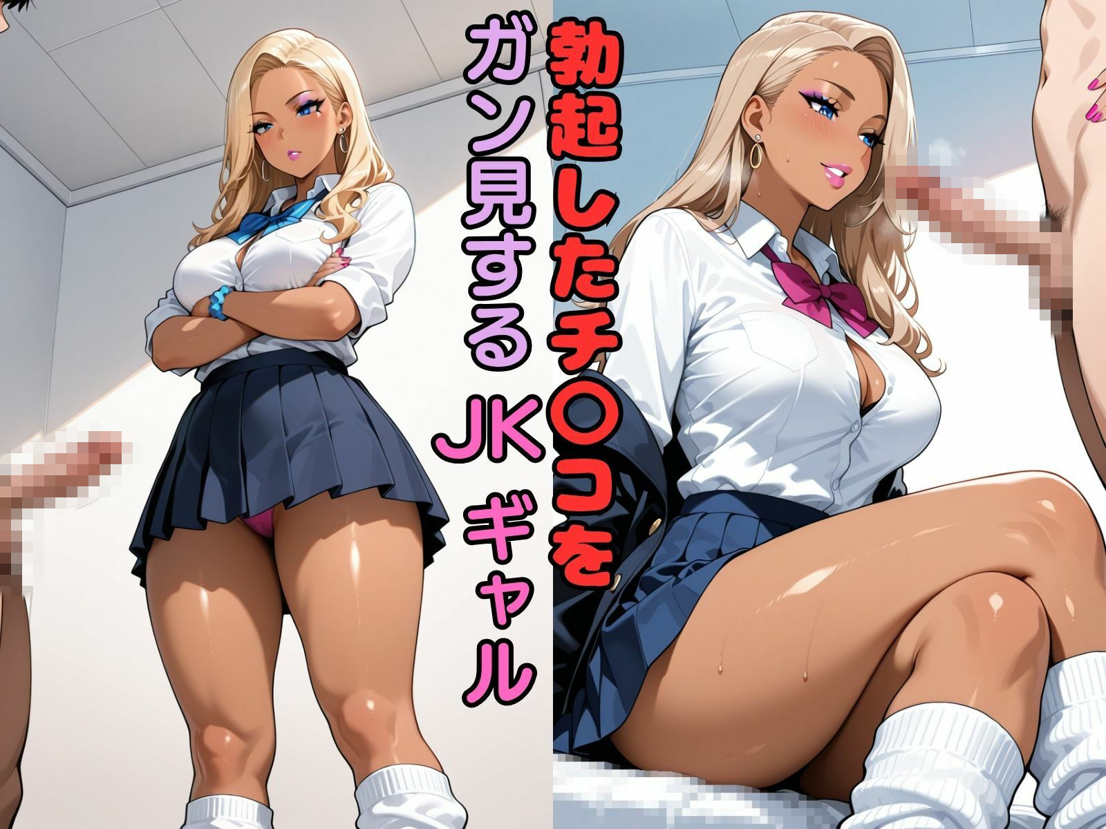 CFNM チ〇コをガン見するギャルたち-1 - サンプル画像 5