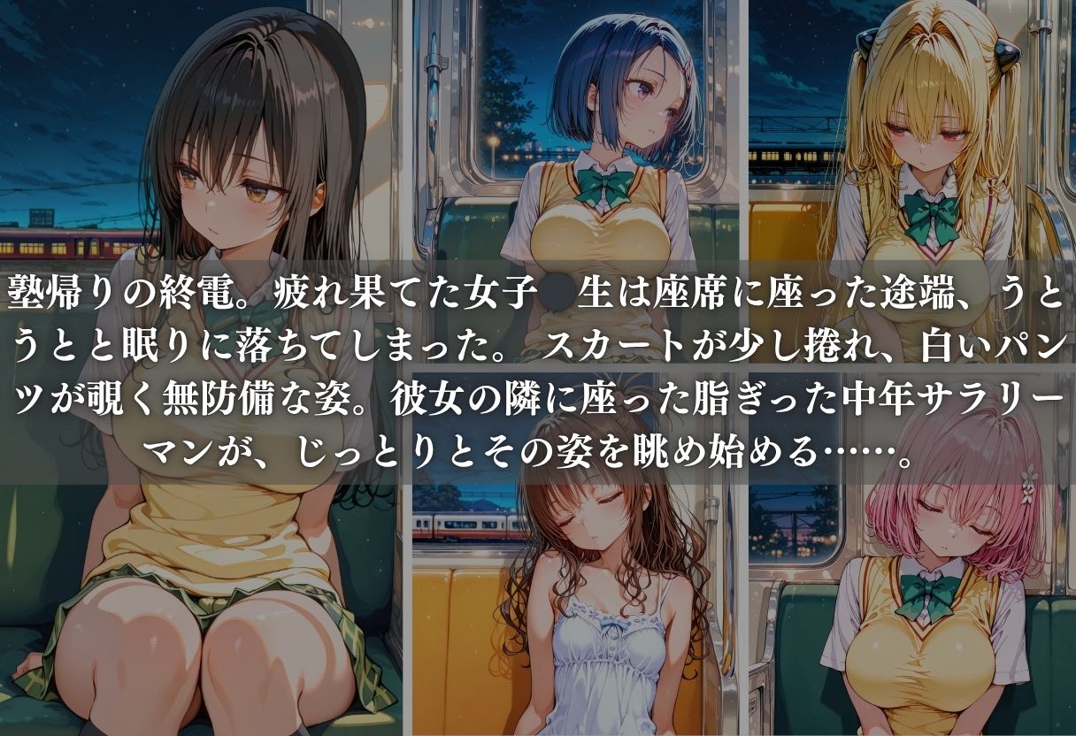 痴●列車ボテ腹END 〜キモおじリーマンに孕ませられる現役女子？？生〜 Vol.2 - サンプル画像 2
