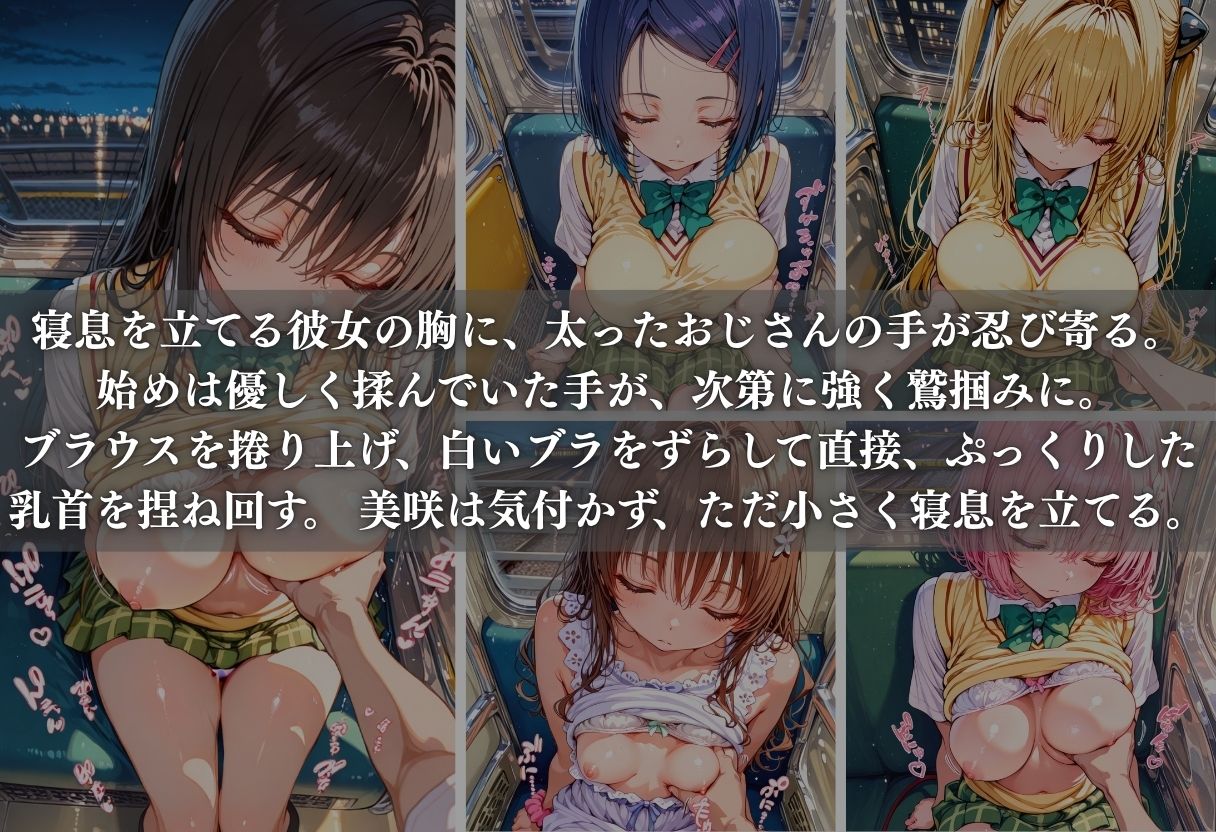 痴●列車ボテ腹END 〜キモおじリーマンに孕ませられる現役女子？？生〜 Vol.2 - サンプル画像 3