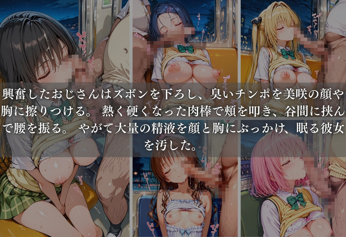 痴●列車ボテ腹END 〜キモおじリーマンに孕ませられる現役女子？？生〜 Vol.2 - サンプル画像 4