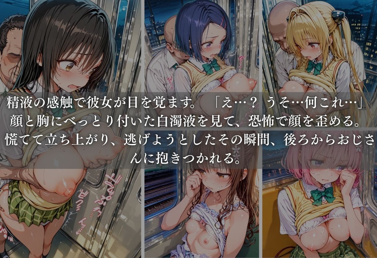 痴●列車ボテ腹END 〜キモおじリーマンに孕ませられる現役女子？？生〜 Vol.2 - サンプル画像 5
