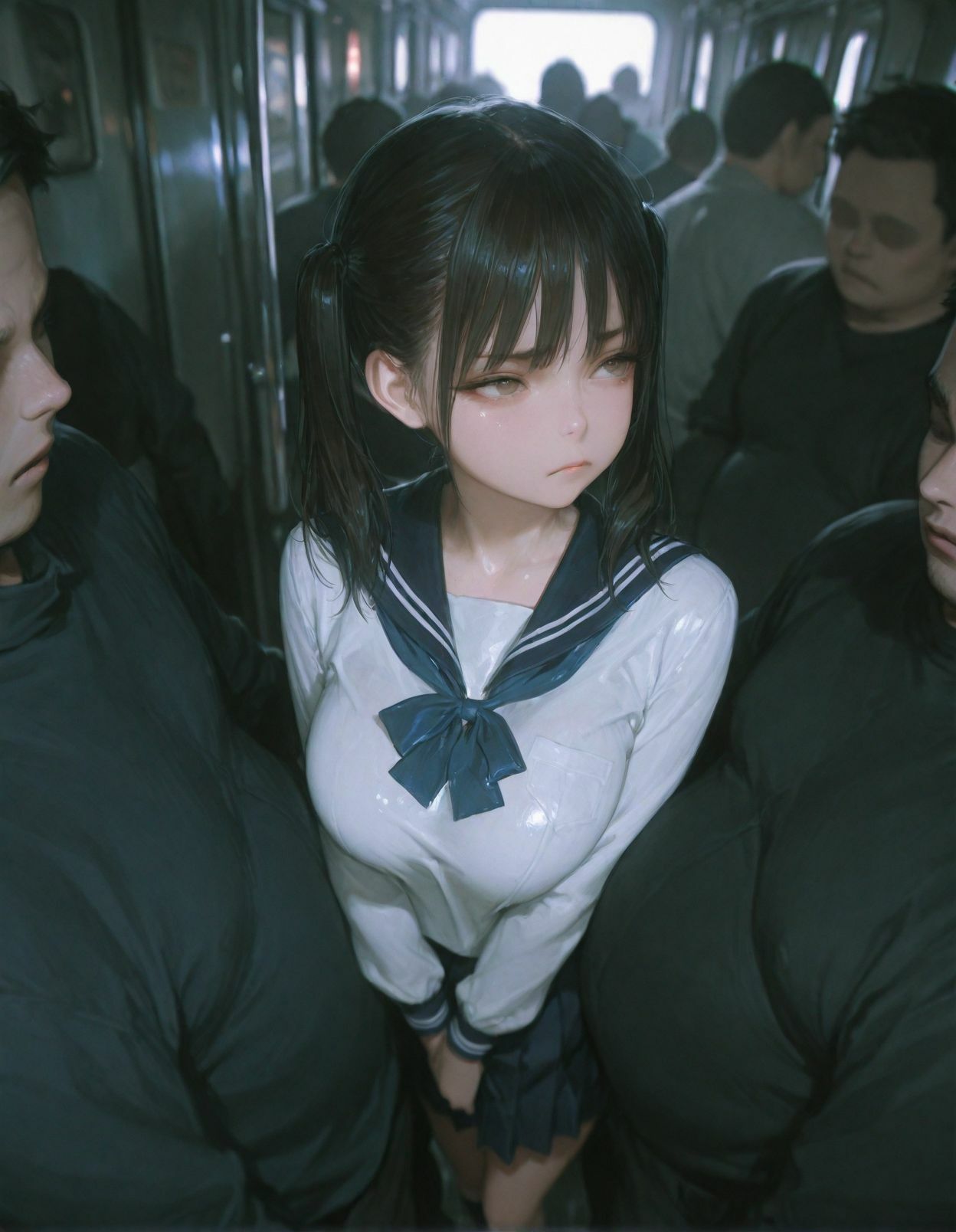 絶望少女7 -満員電車の中で・・・- - サンプル画像 1