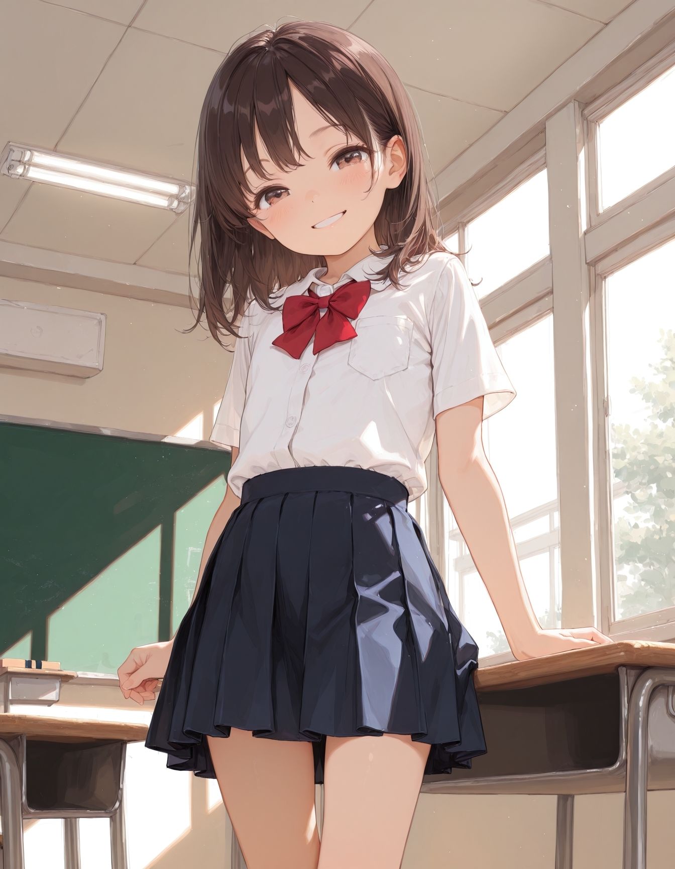 新入生は世間知らずのつるぺたちっぱい女子校生 - サンプル画像 1