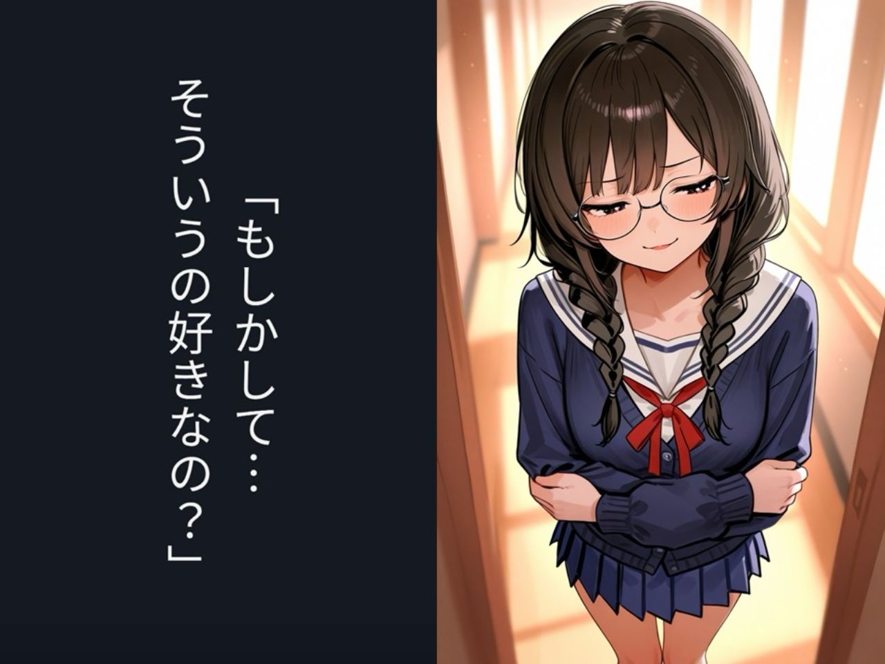 クラスの地味で大人しい眼鏡女子にマゾバレして何度も搾精される話 - サンプル画像 10