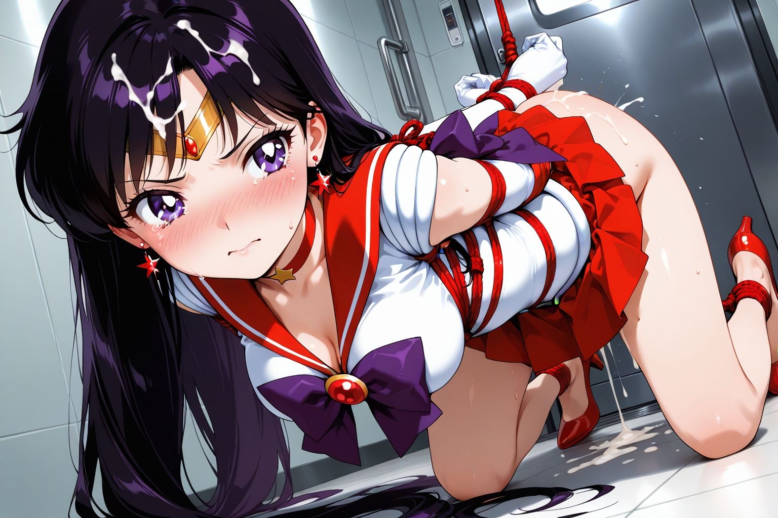 夢見る乙女の調教コレクション6〜美少女戦士〇ーラームーン風3・火野〇イ風・緊縛編 - サンプル画像 1
