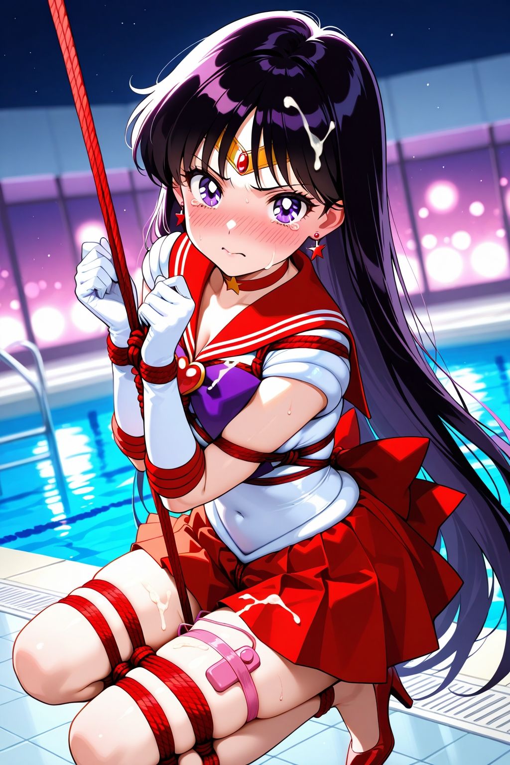 夢見る乙女の調教コレクション6〜美少女戦士〇ーラームーン風3・火野〇イ風・緊縛編 - サンプル画像 6