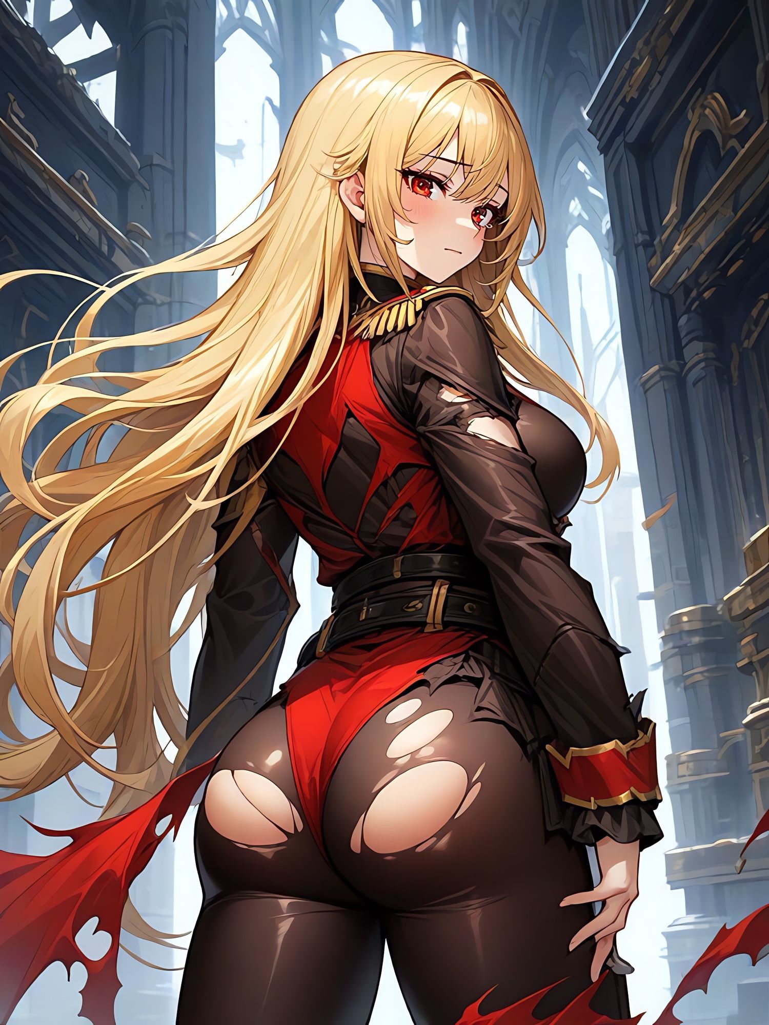 軍服尻破れ - サンプル画像 5