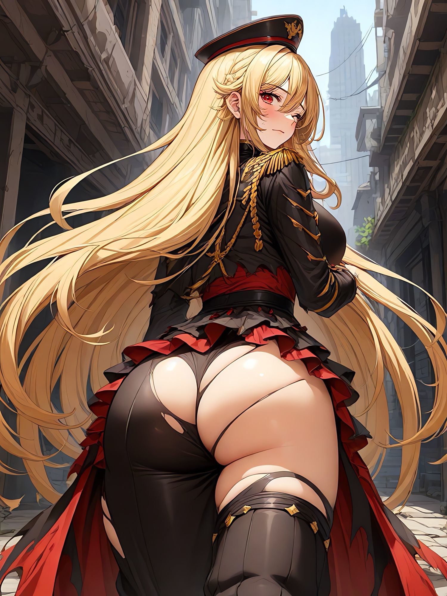 軍服尻破れ - サンプル画像 9
