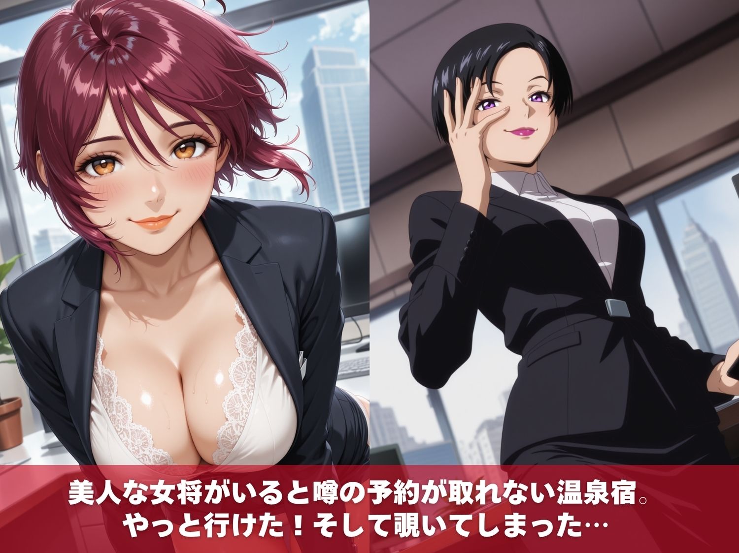 温泉宿の秘密（ハート）覗き見したら…〜ガ●ダムSEED2〜 - サンプル画像 1