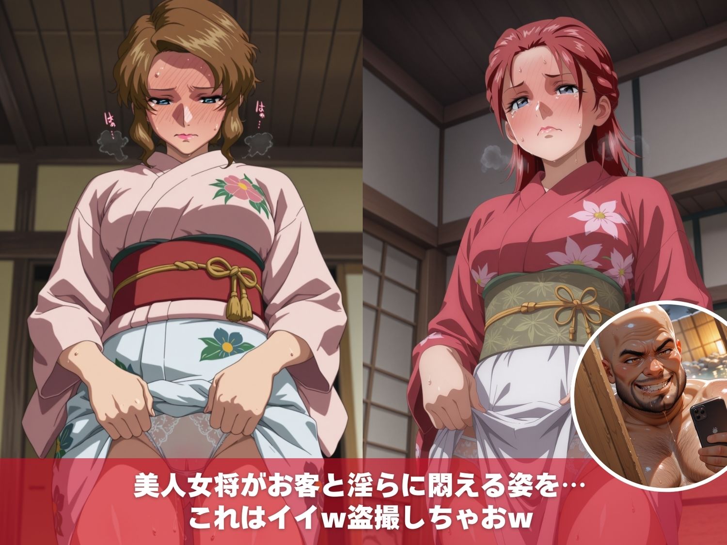 温泉宿の秘密（ハート）覗き見したら…〜ガ●ダムSEED2〜 - サンプル画像 2