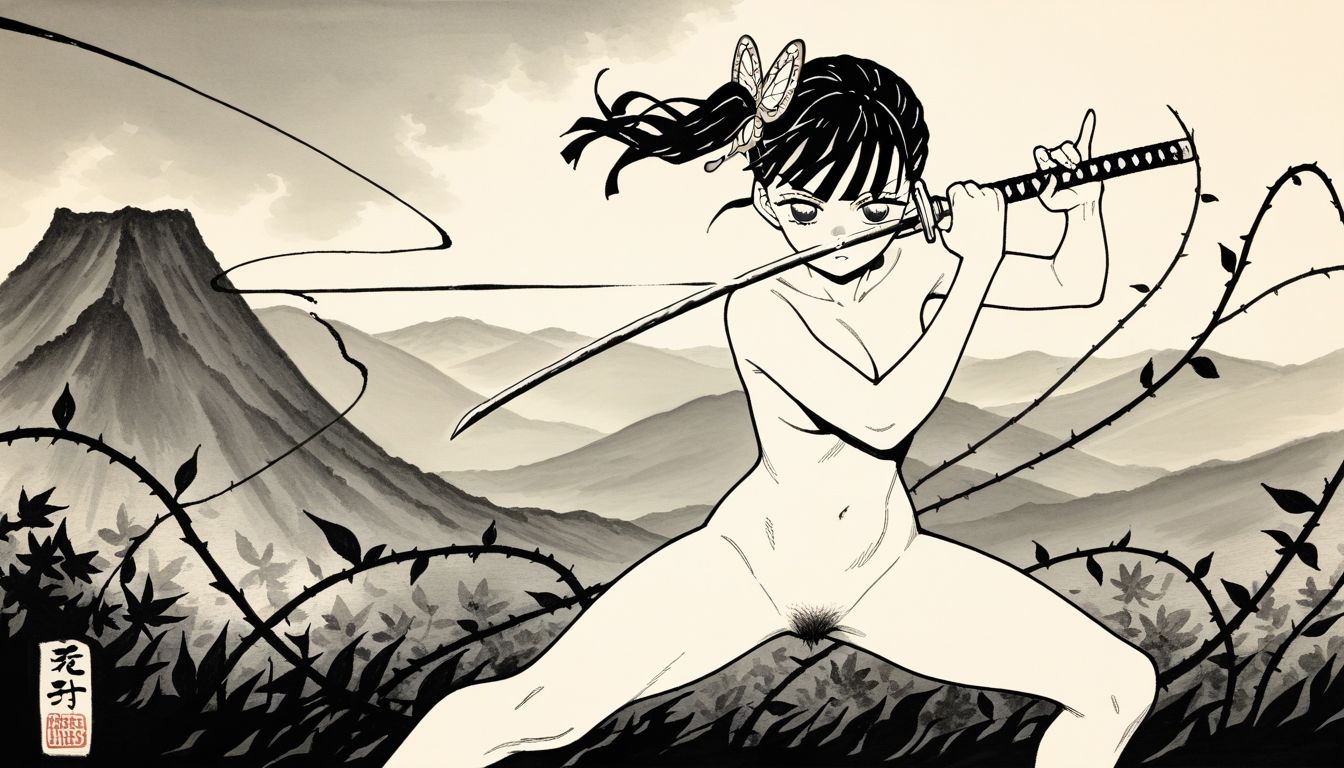 全裸戦闘戦記＋我が家の裸婦絵画 - サンプル画像 6