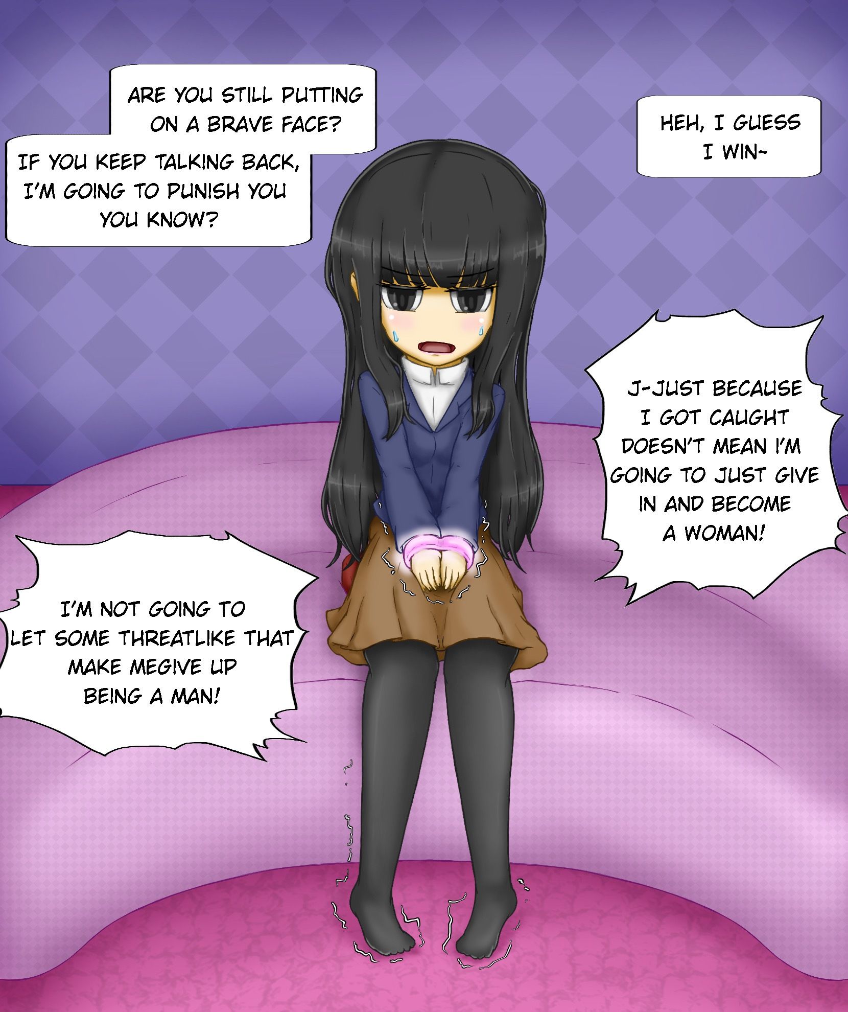 Girls world mini 〜The Protagonist Defeated by the Human Feminization Project〜 - サンプル画像 1
