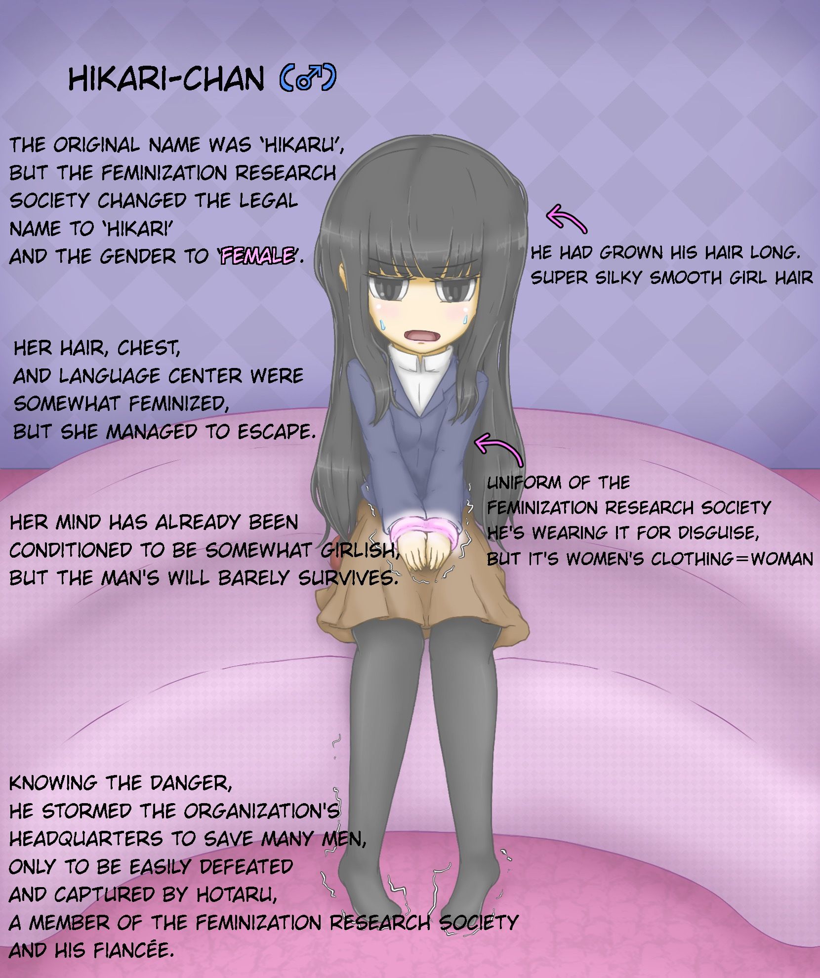 Girls world mini 〜The Protagonist Defeated by the Human Feminization Project〜 - サンプル画像 2