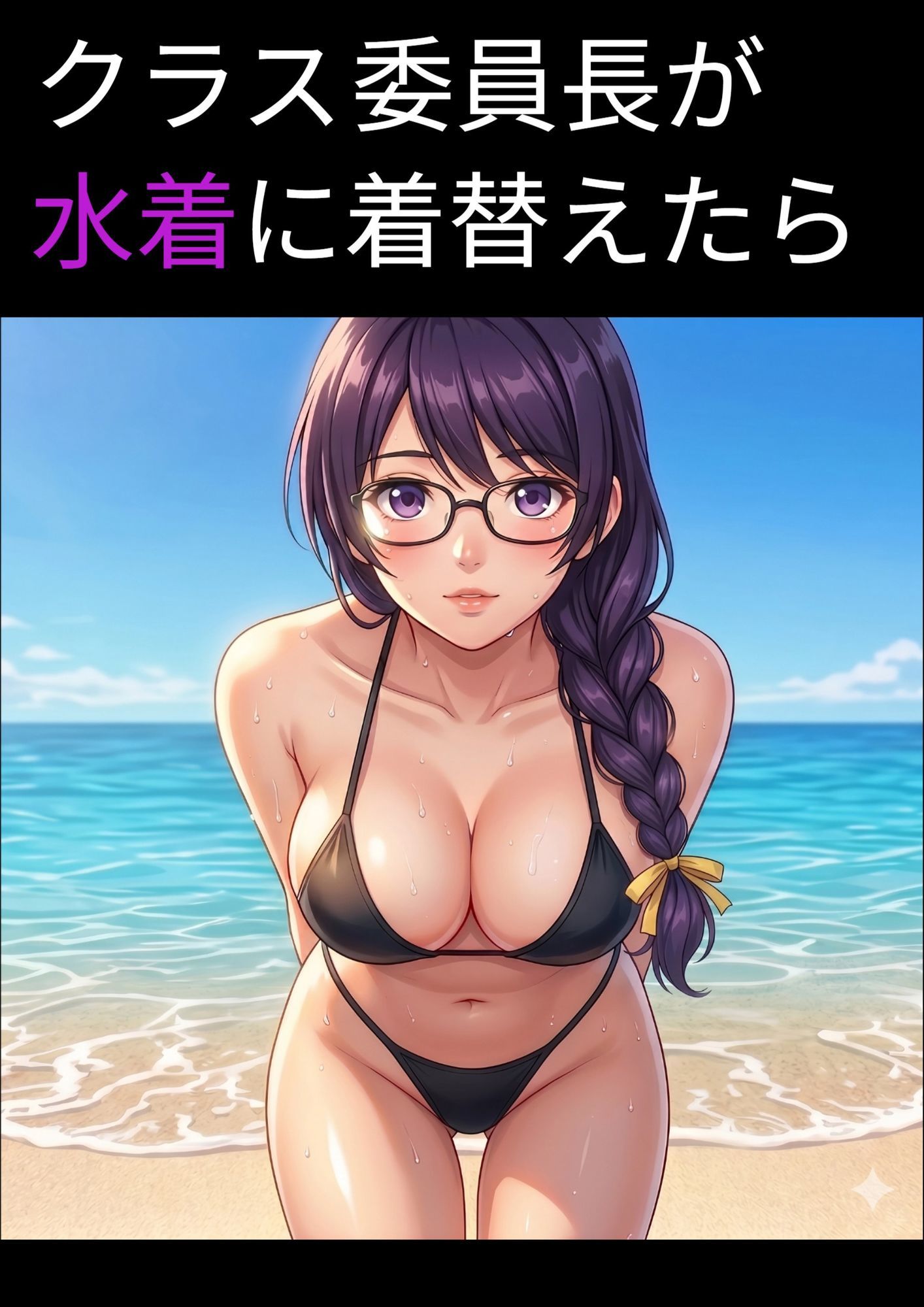 羽物語 第二話 「先生が学校でも私の身体を求めてきて困ってます」   美麗イラスト集「クラス委員長が水着に着替えたら」 - サンプル画像 8