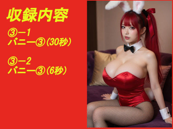 煩悩の引き出し AI動画集REAL4 ―爆乳バニー― - サンプル画像 3