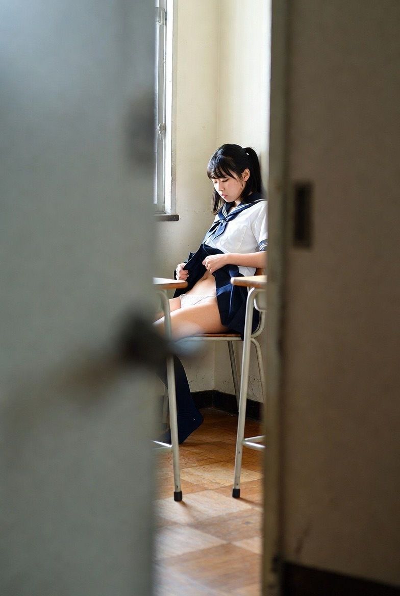 女子校生  放課後オナニー  自慰行為が辞められない - サンプル画像 1