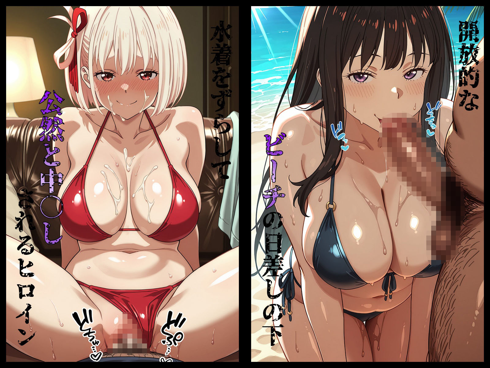 その女たちリークされてます〜錦木 ○束＆井ノ上 た○な編〜 - サンプル画像 5