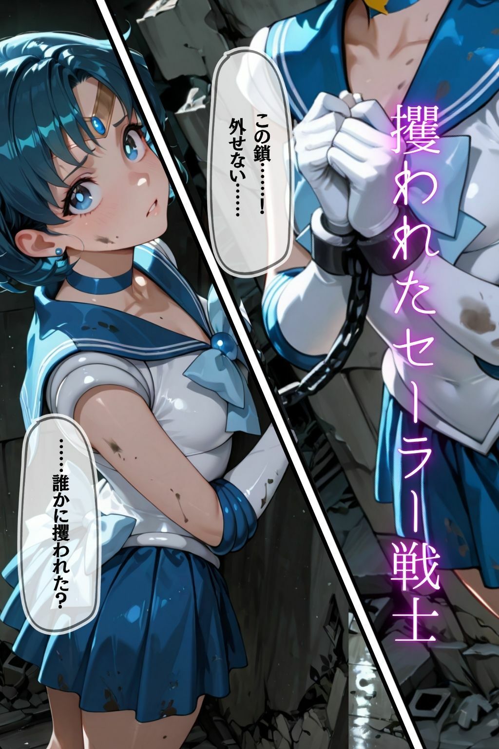 【特大ボリューム500枚】監禁奴●屈服ヒロインズ 〜セーラー戦士が壊れて肉人形になるまで〜【セリフ付き】 - サンプル画像 1