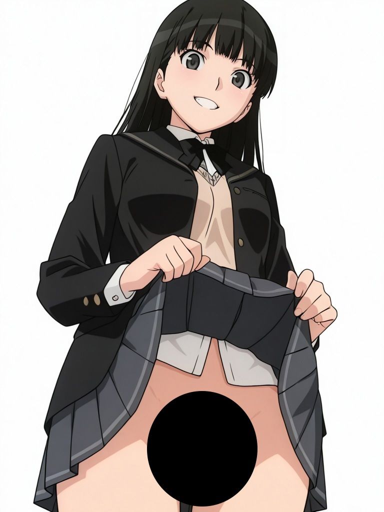 『ア●ガミSS』ヒロイン脱がしてみた ムキムキ色黒モブがヤリたい放題 スマホでも見やすい縦型 シチュエーション＆クオリティ厳選済み480枚！ - サンプル画像 2
