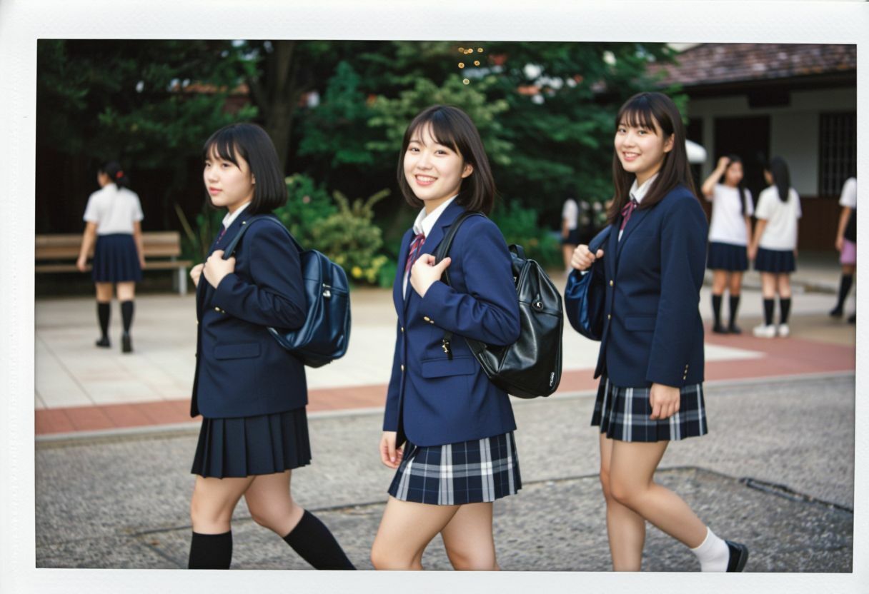 平成初期の女学生 - サンプル画像 2